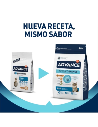 Comida para Gato ADVANCE Pollo y Arroz 3kg